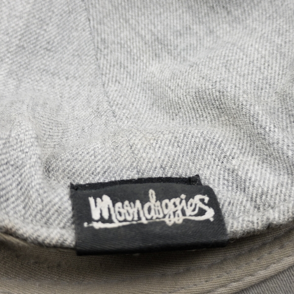 Moondoggies Cap Hat Surf Skate Gray & White Men's Wool Blend - Picture 11 of 11